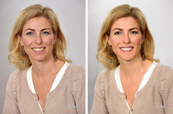 Do corporate business headshot retouch
