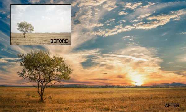 Edit and retouch your landscape photos in photoshop